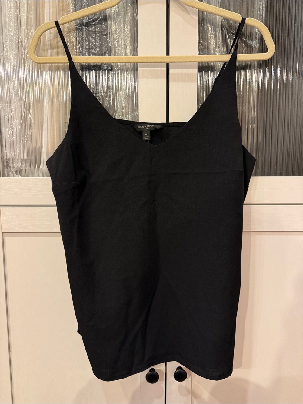 Banana Republic Black Spaghetti Strap Tank Top